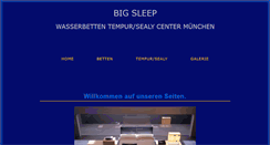 Desktop Screenshot of bigsleep.de